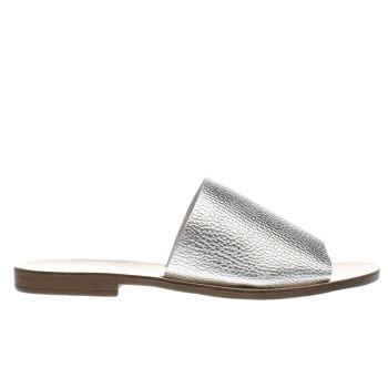 SCHUH SILVER BALI SANDALS SCHUH SILVER BALI SANDALS