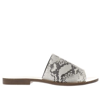SCHUH GREY & BLACK BALI SNAKE SANDALS SCHUH GREY & BLACK BALI SNAKE SANDALS