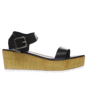 SCHUH BLACK HONALULU SANDALS SCHUH BLACK HONALULU SANDALS