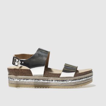 SCHUH SILVER ORLANDO SANDALS SCHUH SILVER ORLANDO SANDALS