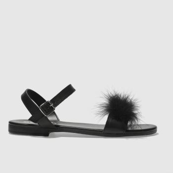 SCHUH BLACK ANTIGUA SANDALS SCHUH BLACK ANTIGUA SANDALS