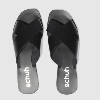 SCHUH BLACK SEVILLE SANDALS SCHUH BLACK SEVILLE SANDALS