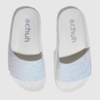 SCHUH WHITE PROPER BOSS SANDALS SCHUH WHITE PROPER BOSS SANDALS