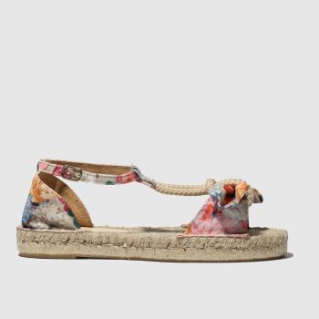 red or dead beige & pink reagan sandals red or dead beige & pink reagan sandals