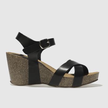 SCHUH BLACK GORGIE GAYLE SANDALS SCHUH BLACK GORGIE GAYLE SANDALS