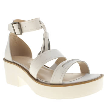 womens schuh white anonymous sandals womens schuh white anonymous sandals