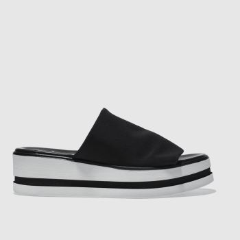 SCHUH BLACK & WHITE BINGO SANDALS SCHUH BLACK & WHITE BINGO SANDALS