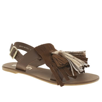 SCHUH TAN SUNSET SANDALS SCHUH TAN SUNSET SANDALS