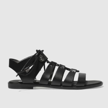 SCHUH BLACK HAPPY DAYS SANDALS SCHUH BLACK HAPPY DAYS SANDALS