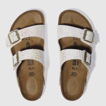 BIRKENSTOCK STONE ARIZONA SHINY SNAKE SANDALS BIRKENSTOCK STONE ARIZONA SHINY SNAKE SANDALS