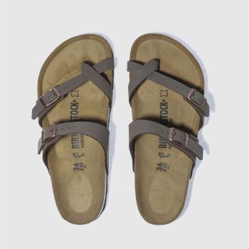 BIRKENSTOCK BROWN MAYARI SANDALS BIRKENSTOCK BROWN MAYARI SANDALS