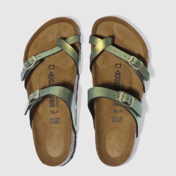 BIRKENSTOCK GOLD MAYARI GRACEFUL GEMM SANDALS BIRKENSTOCK GOLD MAYARI GRACEFUL GEMM SANDALS