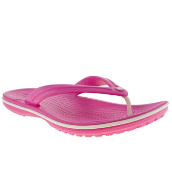 womens crocs pink crocband flip sandals womens crocs pink crocband flip sandals
