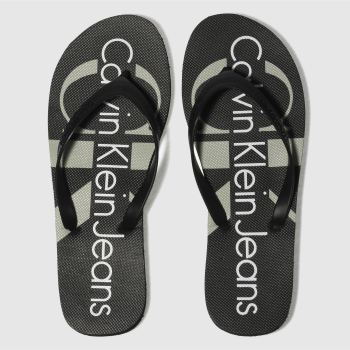 CALVIN KLEIN BLACK & WHITE JEANS PAULINA JELLY SANDALS CALVIN KLEIN BLACK & WHITE JEANS PAULINA JELLY SANDALS