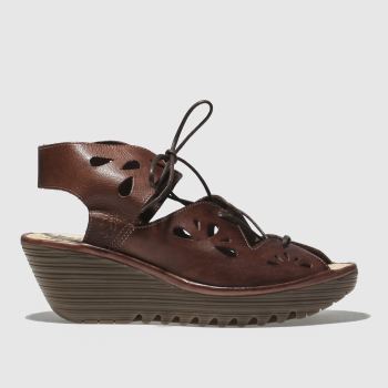 FLY LONDON BROWN YOTE SANDALS FLY LONDON BROWN YOTE SANDALS