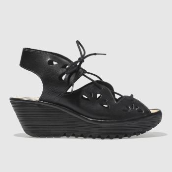 FLY LONDON BLACK FLY YOTE SANDALS FLY LONDON BLACK FLY YOTE SANDALS