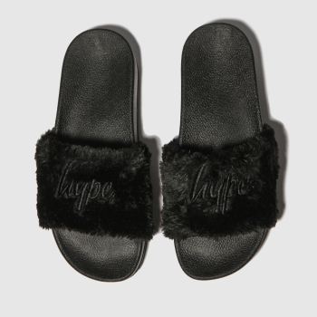 hype black flatform slider sandals hype black flatform slider sandals