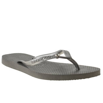 womens havaianas silver slim crystal glamour sandals womens havaianas silver slim crystal glamour sandals