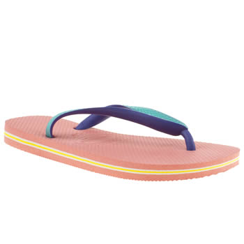 womens havaianas pale pink brasil mix sandals womens havaianas pale pink brasil mix sandals