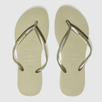 HAVAIANAS GOLD SLIM LOGO METALLIC SANDALS HAVAIANAS GOLD SLIM LOGO METALLIC SANDALS