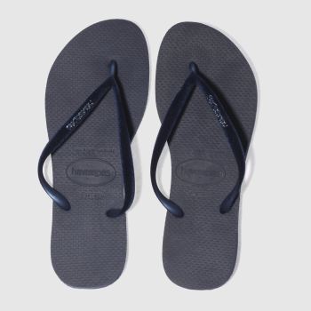 HAVAIANAS NAVY SLIM VELVET SANDALS HAVAIANAS NAVY SLIM VELVET SANDALS
