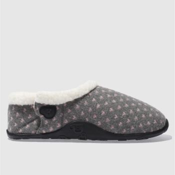 HOMEYS GREY ELLIE SLIPPERS HOMEYS GREY ELLIE SLIPPERS