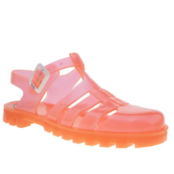 womens juju jellies orange maxi sandals womens juju jellies orange maxi sandals