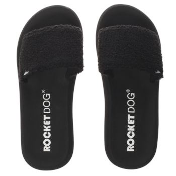 ROCKET DOG BLACK SINGLE SNOW BUNNI SANDALS ROCKET DOG BLACK SINGLE SNOW BUNNI SANDALS