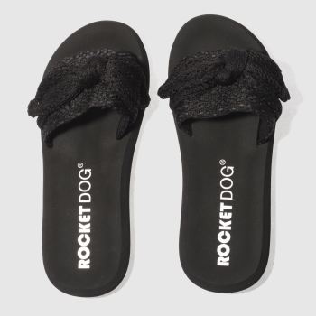 ROCKET DOG BLACK SAYONARA SANDALS ROCKET DOG BLACK SAYONARA SANDALS