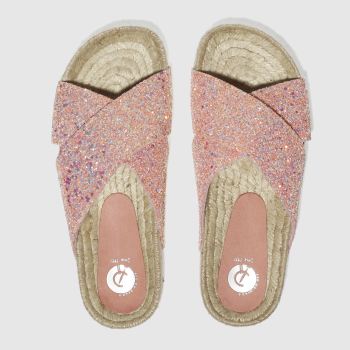 RED OR DEAD PINK FLORENTINE SANDALS RED OR DEAD PINK FLORENTINE SANDALS