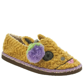 womens tigerbear republik yellow beastie girwaffle slippers womens tigerbear republik yellow beastie girwaffle slippers