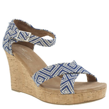 Toms Strappy Wedge Sandals image - Schuh