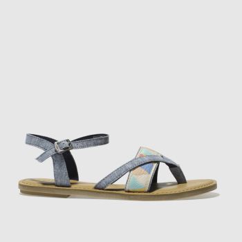 TOMS BLUE LEXIE SANDALS TOMS BLUE LEXIE SANDALS