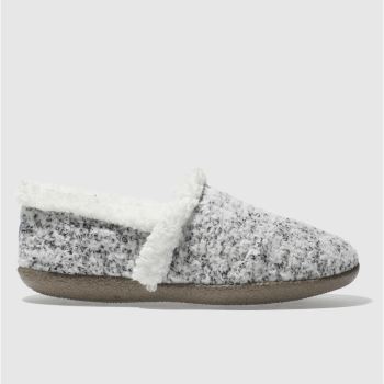 TOMS WHITE & BLACK HOUSE SLIPPER SLIPPERS TOMS WHITE & BLACK HOUSE SLIPPER SLIPPERS
