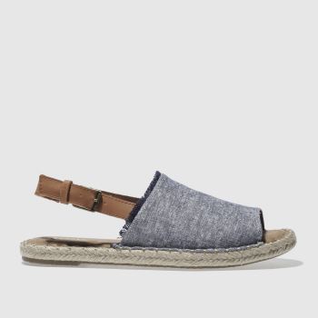 TOMS NAVY CLARA SANDALS TOMS NAVY CLARA SANDALS