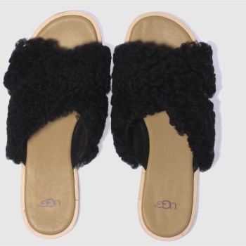 UGG BLACK JONI SANDALS UGG BLACK JONI SANDALS