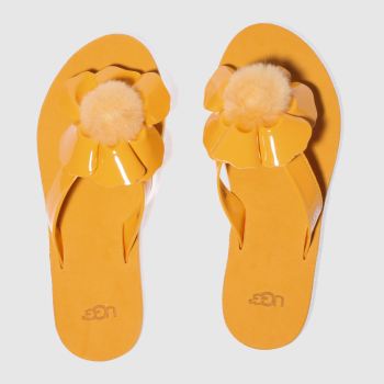 UGG ORANGE POPPY SANDALS UGG ORANGE POPPY SANDALS