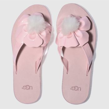 UGG PALE PINK POPPY SANDALS UGG PALE PINK POPPY SANDALS