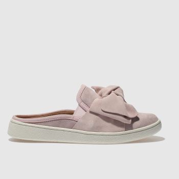 UGG PALE PINK LUCI BOW FLAT SHOES UGG PALE PINK LUCI BOW FLAT SHOES