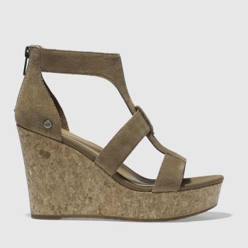 UGG TAN WHITNEY SANDALS UGG TAN WHITNEY SANDALS