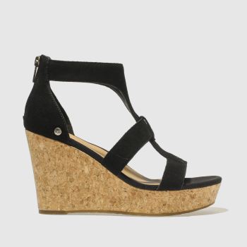 UGG BLACK WHITNEY SANDALS UGG BLACK WHITNEY SANDALS