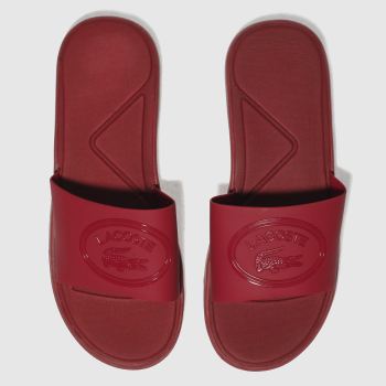 LACOSTE RED L.30 SLIDE 318 SANDALS LACOSTE RED L.30 SLIDE 318 SANDALS