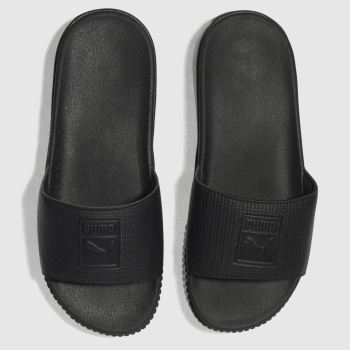 PUMA BLACK PLATFORM SLIDE SANDALS PUMA BLACK PLATFORM SLIDE SANDALS
