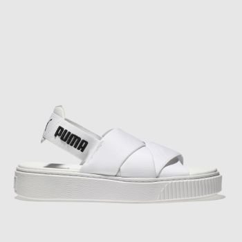 PUMA WHITE PLATFORM SANDAL SANDALS PUMA WHITE PLATFORM SANDAL SANDALS