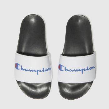 CHAMPION BLACK & WHITE MULTI- LIDO PRINTED SANDALS CHAMPION BLACK & WHITE MULTI- LIDO PRINTED SANDALS