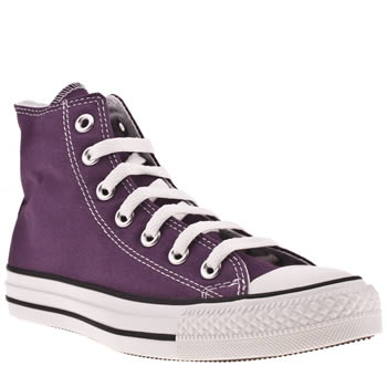 womens converse purple all star hi top trainers womens converse purple all star hi top trainers