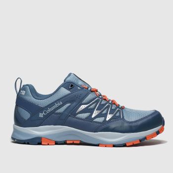 columbia pl blue & red wayfinder outdry trainers columbia pl blue & red wayfinder outdry trainers
