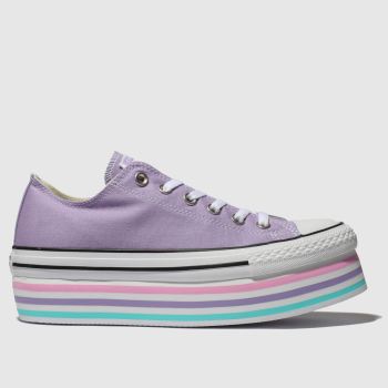 converse lilac all star lift rainbow trainers converse lilac all star lift rainbow trainers