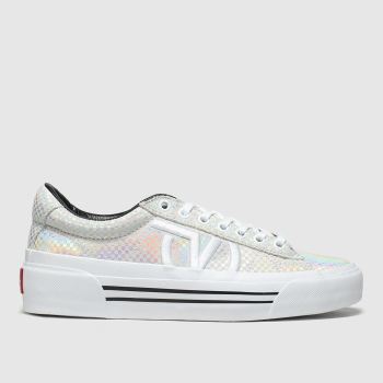 vans grey & silver sid new issue trainers vans grey & silver sid new issue trainers