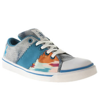 womens babycham pale blue phoebe trainers womens babycham pale blue phoebe trainers